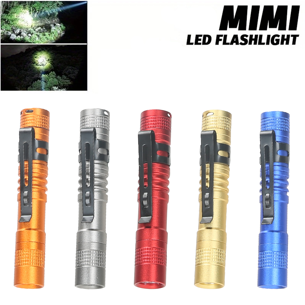 Outdoor Camping Light Portable - Mini stylo LED Portable avec pince,