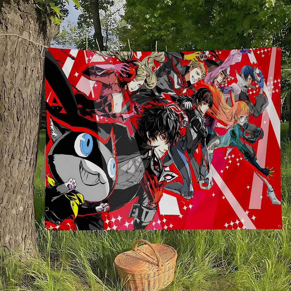 Outdoor Camping Rpg - Drapeaux et Bannières d'ambiance extérieure pour