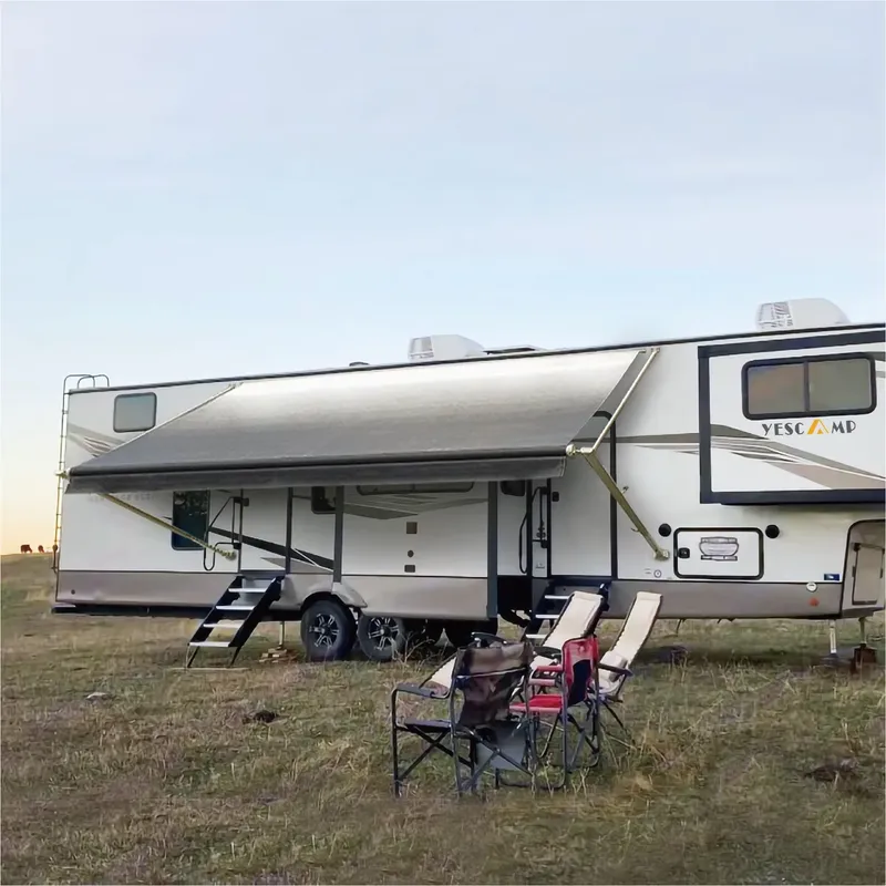 Outdoor Camp - Auvent économique à commande manuelle Awnlux