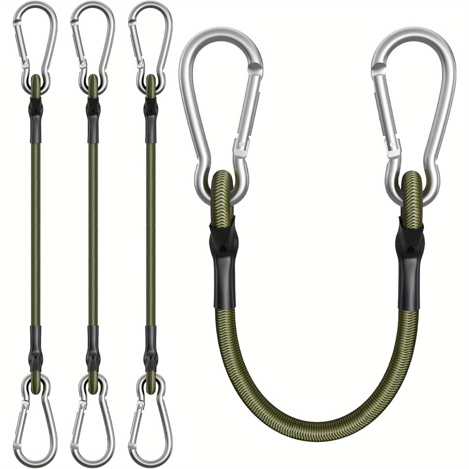 Outdoor Camping Equipment - 4 ceintures en caoutchouc robustes avec