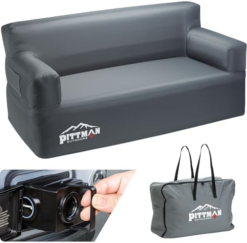Camping Outdoor Or Indoor - Pittman - Canapé gonflable avec pompe