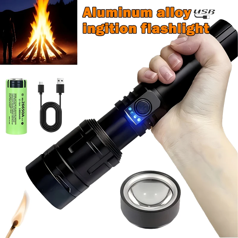 Outdoor Camping Lamp - Lampe de poche Ultra puissante, allumage