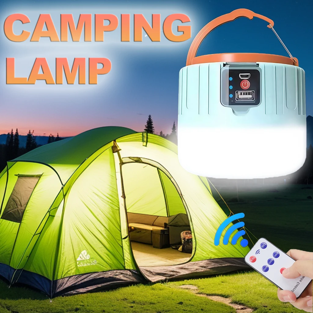 Outdoor Camping Light Portable - Lanterne solaire de Camping LED Rechargeable,