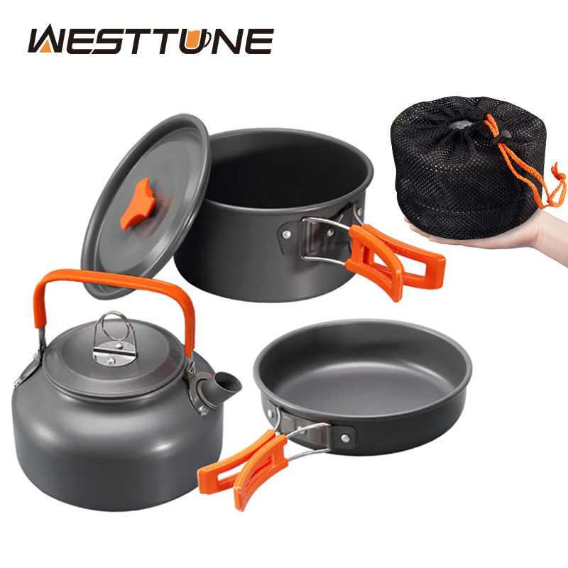 Outdoor Camping Cooking Set - WESTTUNE – Kit d'ustensiles de cuisine