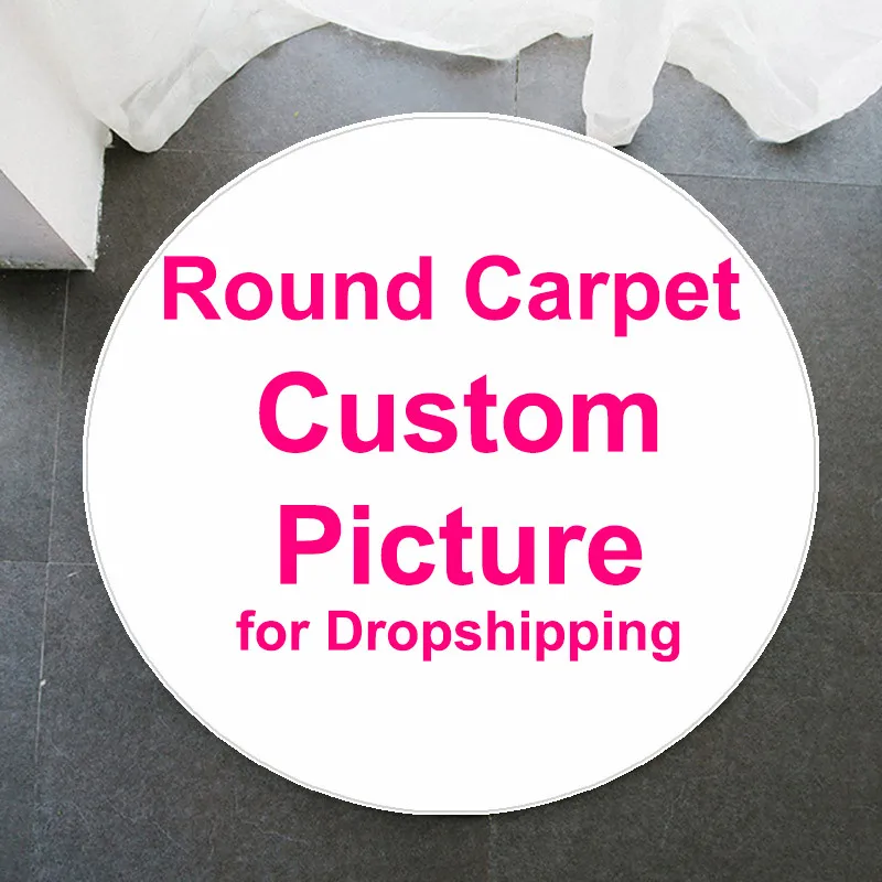 Camping Outdoor Or Indoor - Tapis anti-aldes circulaire personnalisé avec logo