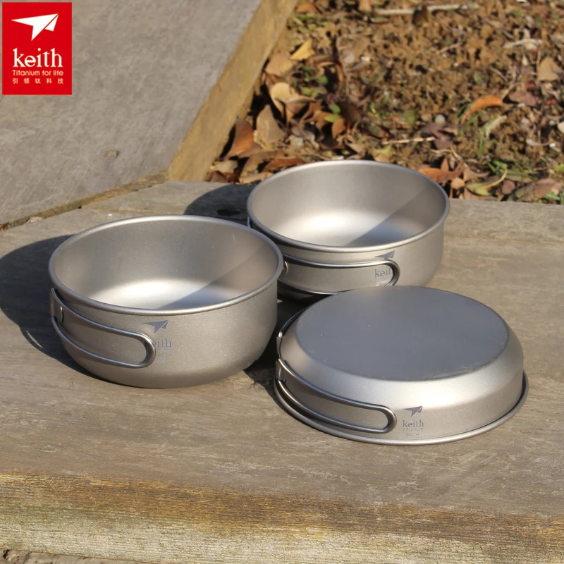 Outdoor Camping Cooking Set - Pamono-Ensemble d'ustensiles de cuisine en titane,