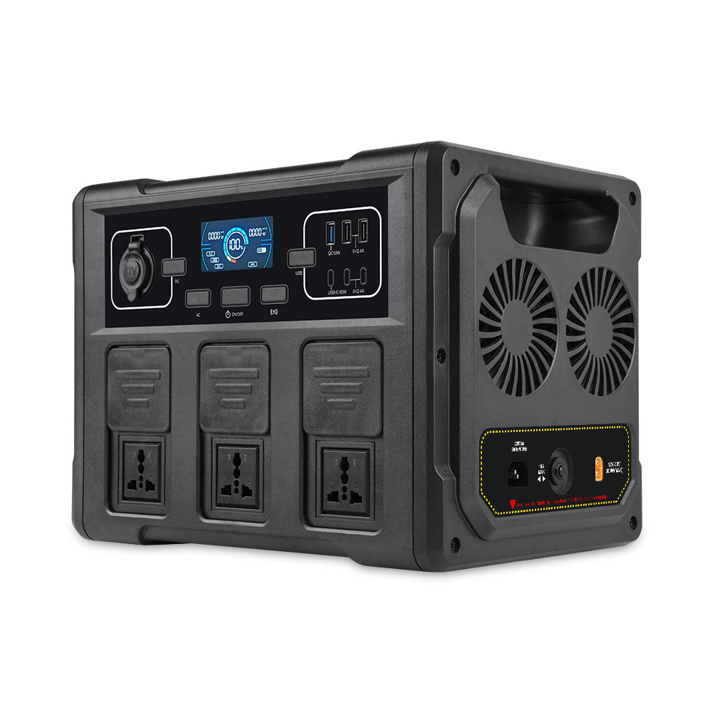 Portable Power Station - Générateur solaire portable 1200W, batterie LiFePO4,