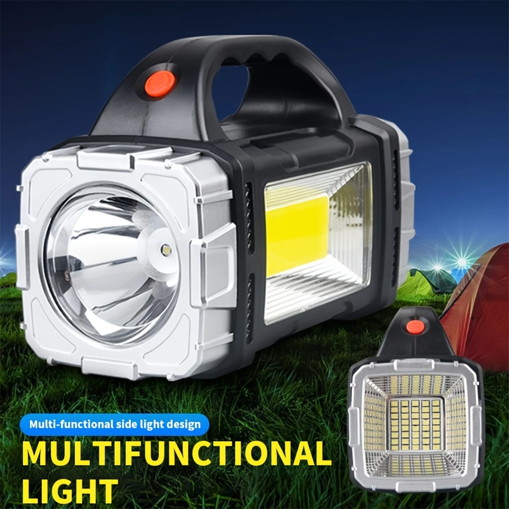 Outdoor Camping Light Portable - Lampe de poche solaire LED, puissante