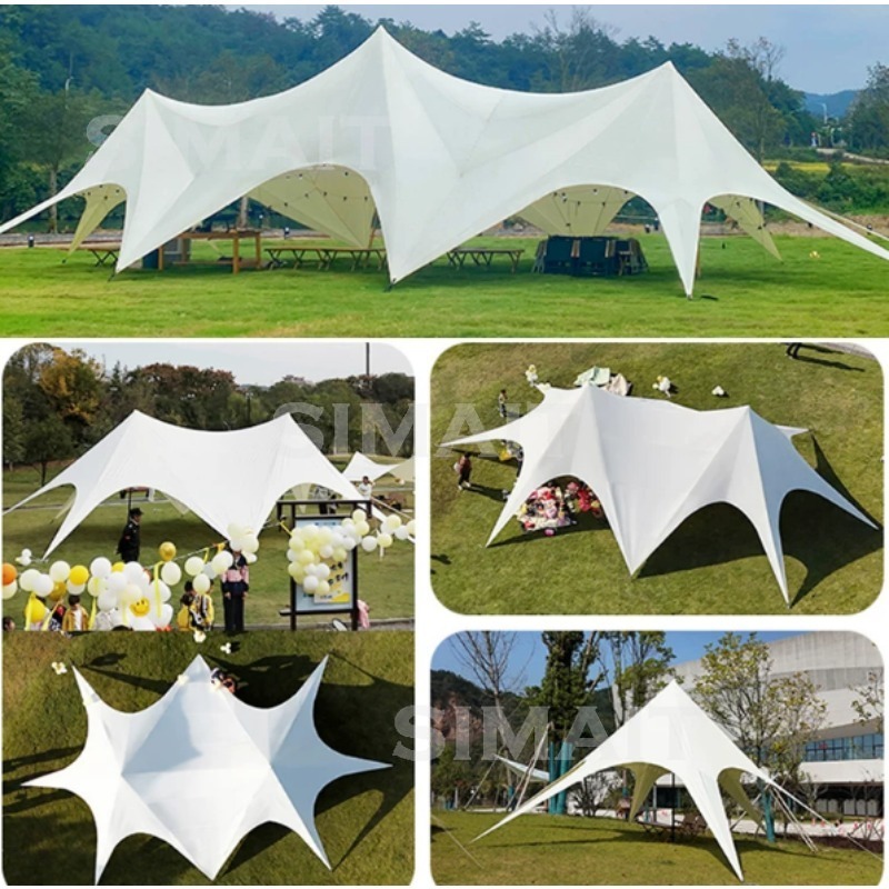 Outdoor Camping Canopy - Tente de camping extérieure surdimensionnée, trois