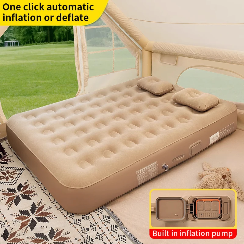 Camping Outdoor Or Indoor - Nouveau matelas pneumatique pompe intégrée tapis