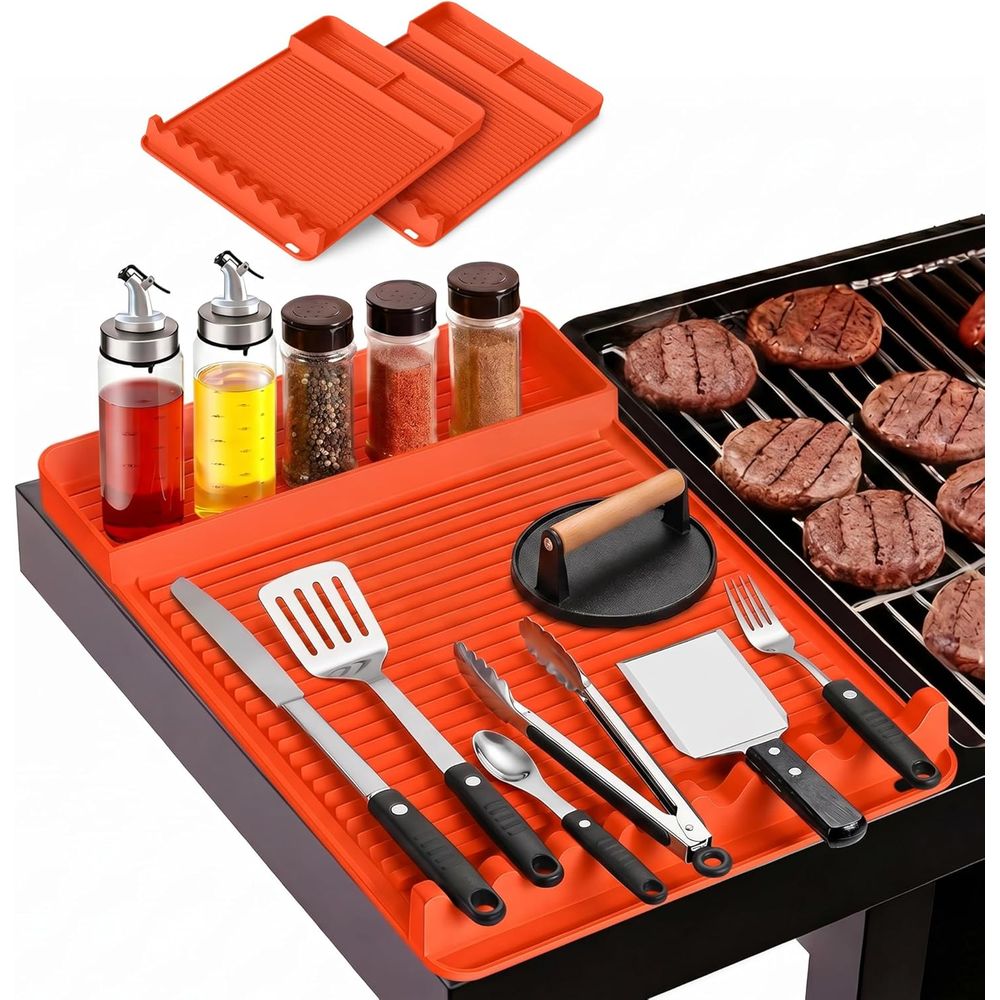 Outdoor Camping Tools - Tapis de barbecue en silicone résistant