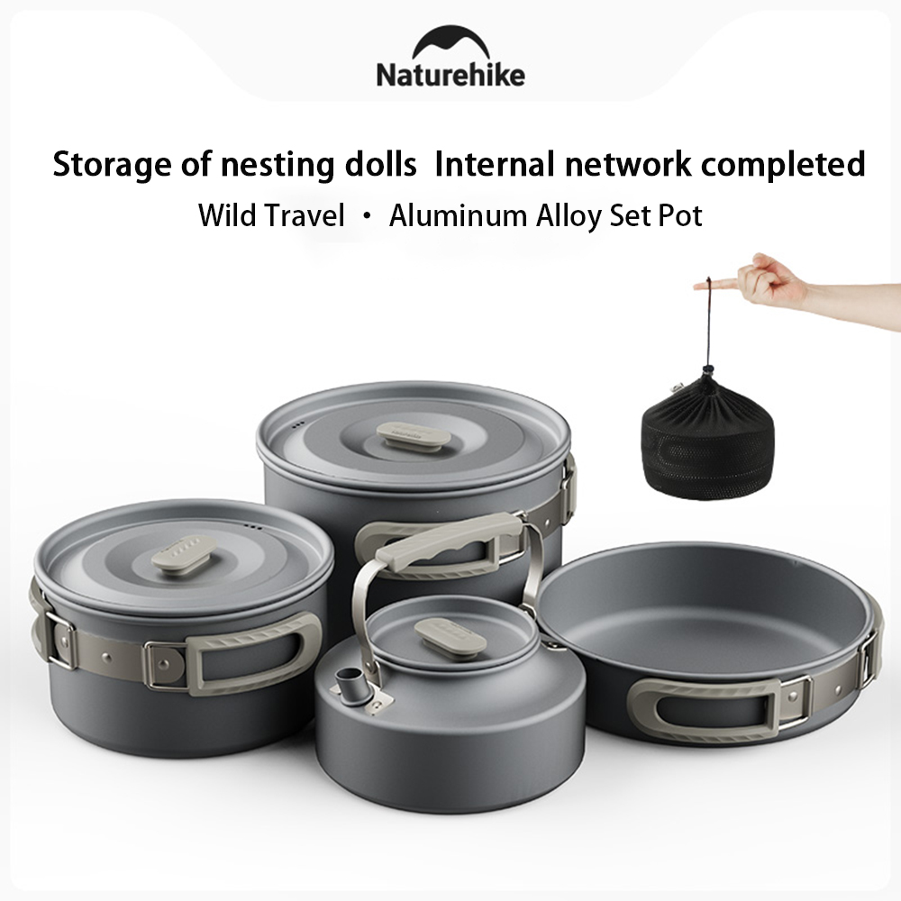 Outdoor Camping Cooking Set - Natureifa-ensemble de casseroles d'extérieur, équipement de