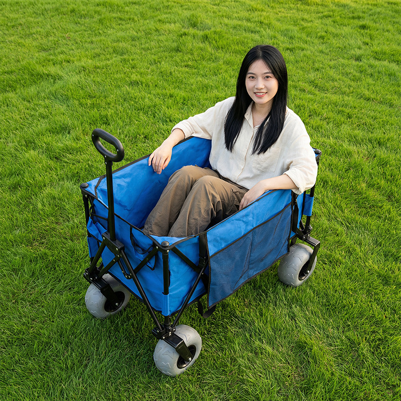 Chariot de plage pliable en mé - Outdoor Camping Wagon avis et prix