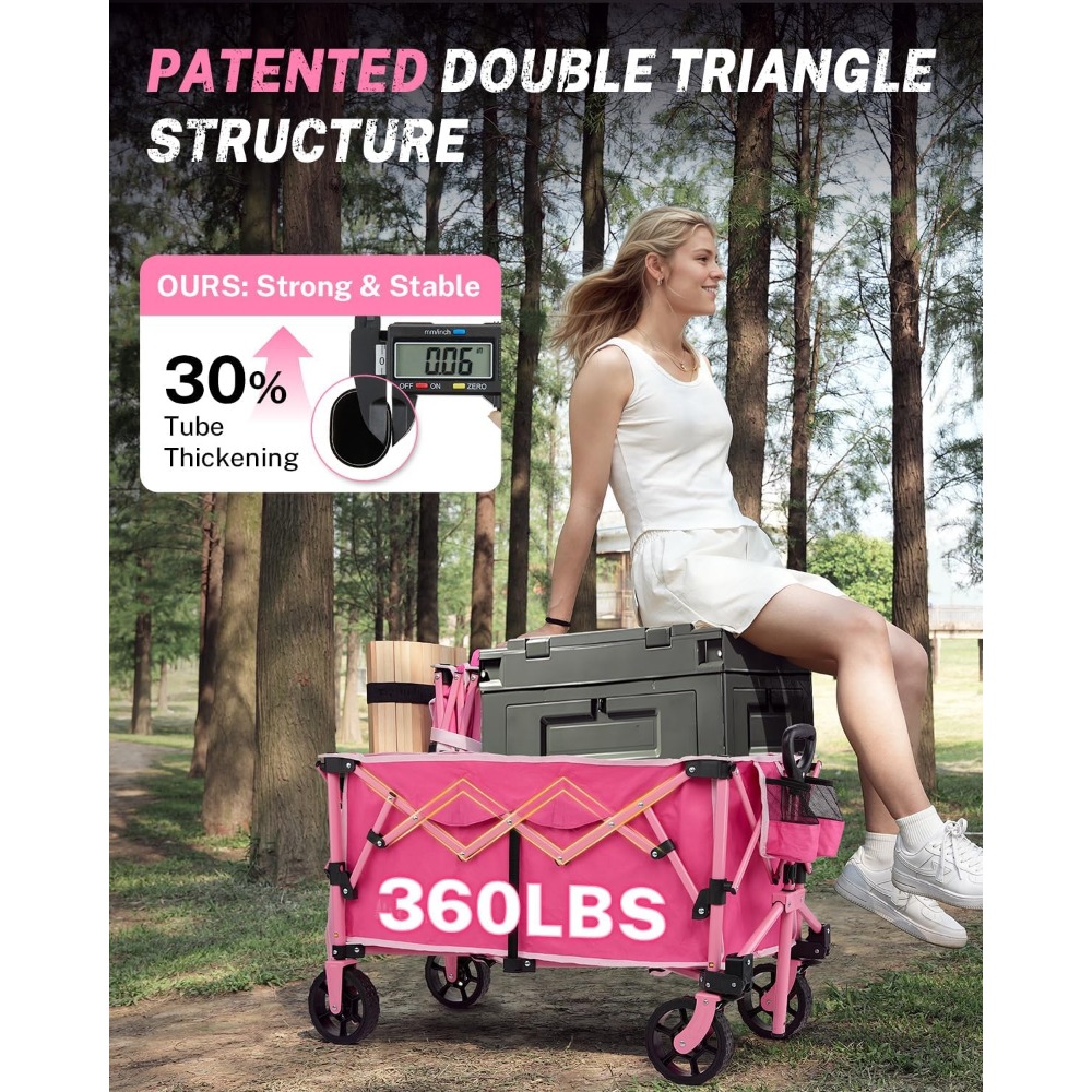 Chariot utilitaire pliable de  - Outdoor Camping Wagon avis et prix