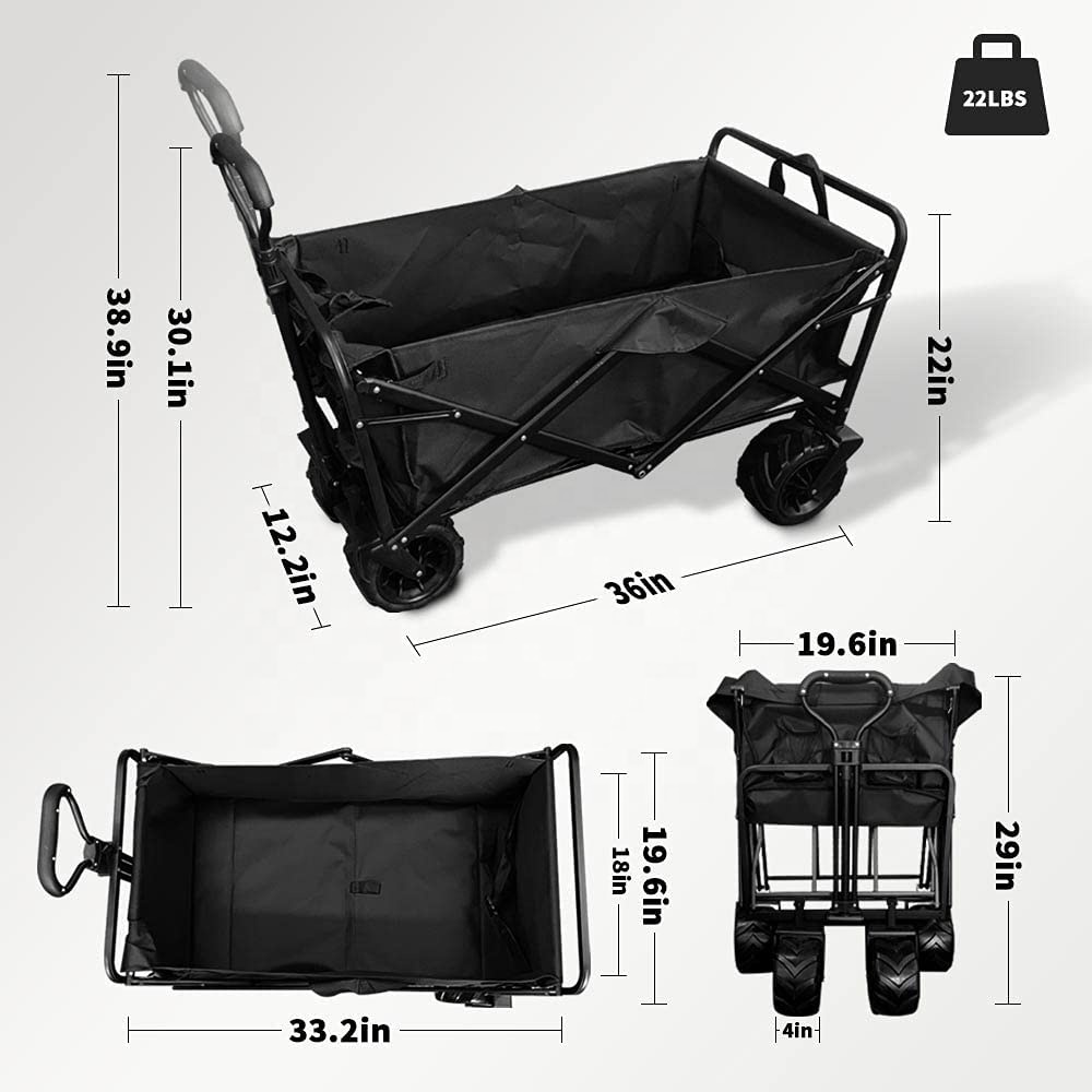 Nouvelle charrette pliable rob - Outdoor Camping Wagon avis et prix