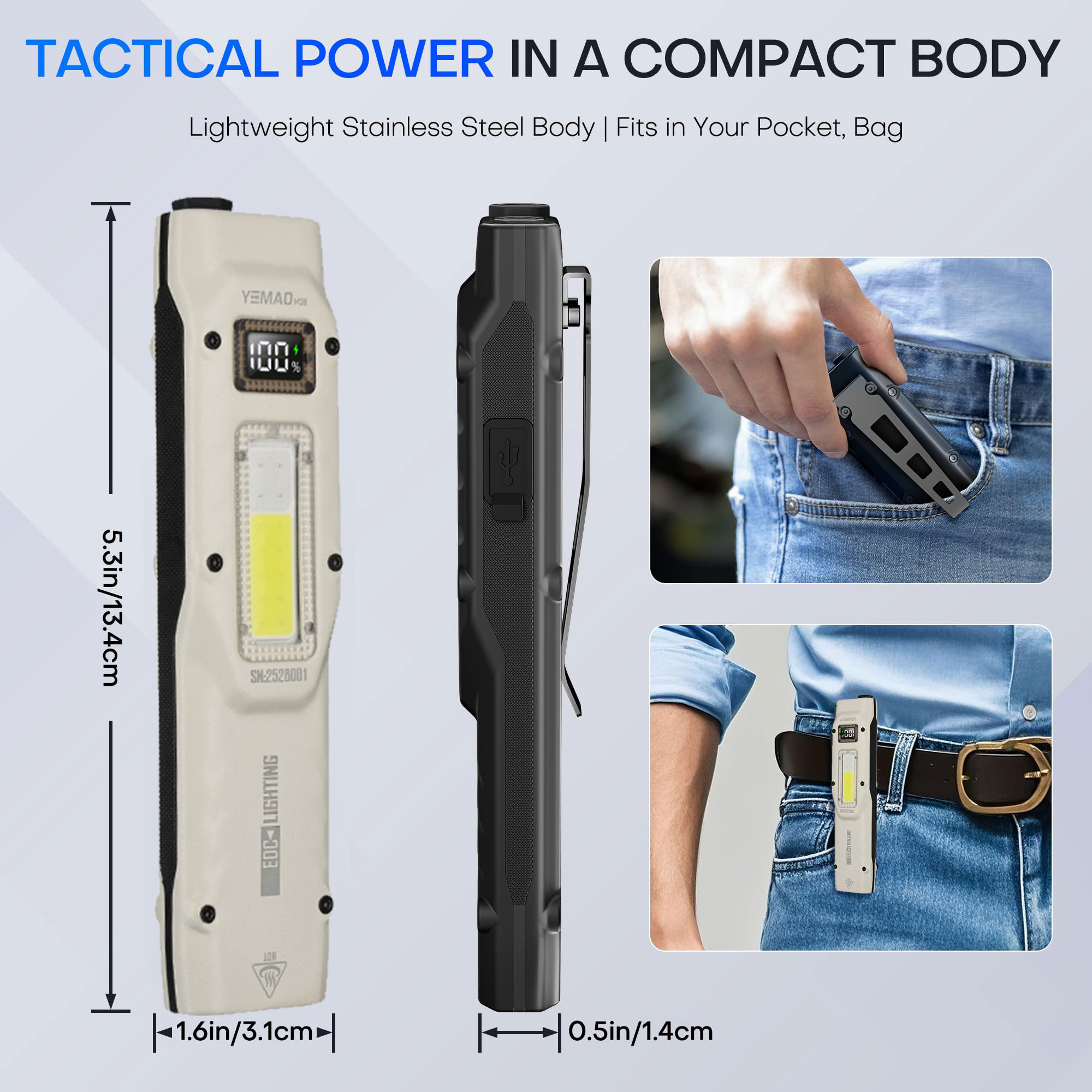 Portable 880LM YEMAO M28 Ultra - Outdoor Camping Light Portable avis et prix