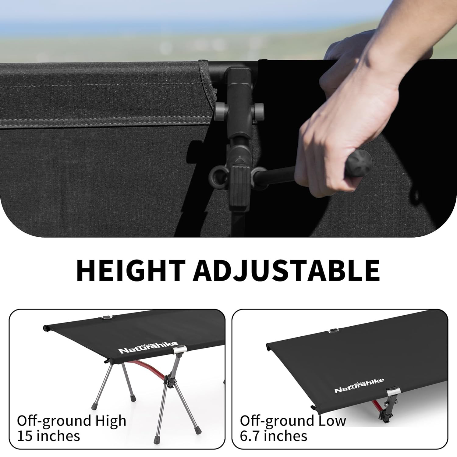 Lit de camping pliable Natureh - Outdoor Camping Wagon avis et prix