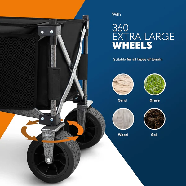 Chariot de camping pliable, ch - Outdoor Camping Wagon avis et prix