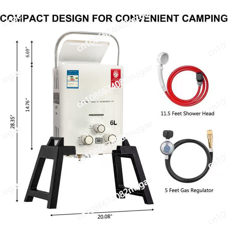 Nouveau chauffe-eau sans réser - Outdoor Camping Hot Water Heater avis et prix