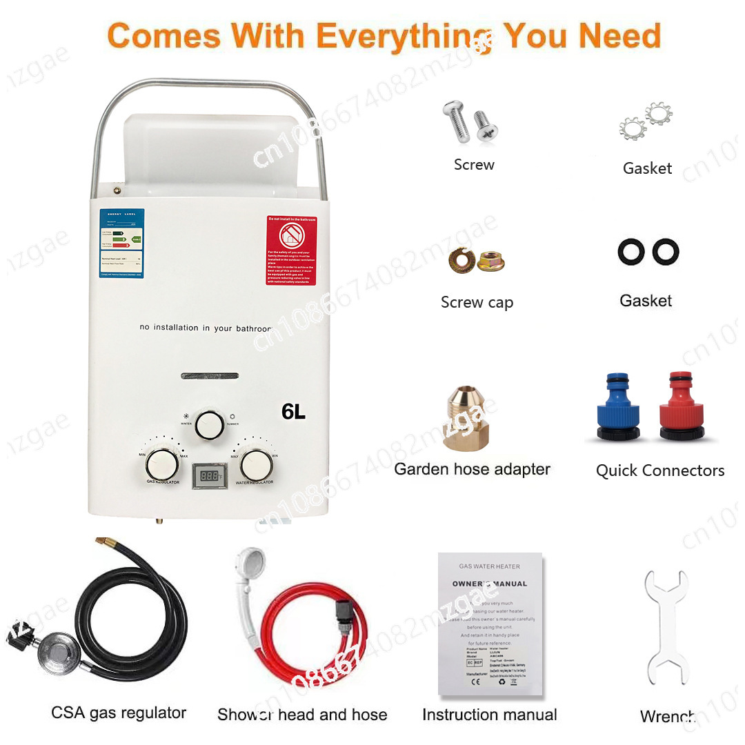 Nouveau chauffe-eau sans réser - Outdoor Camping Hot Water Heater avis et prix