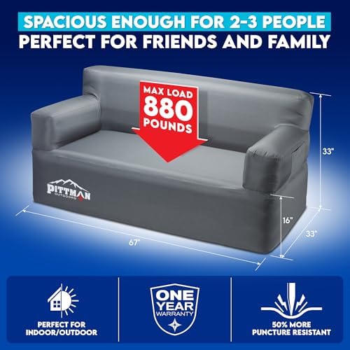 Pittman - Canapé gonflable ave - Camping Outdoor Or Indoor avis et prix