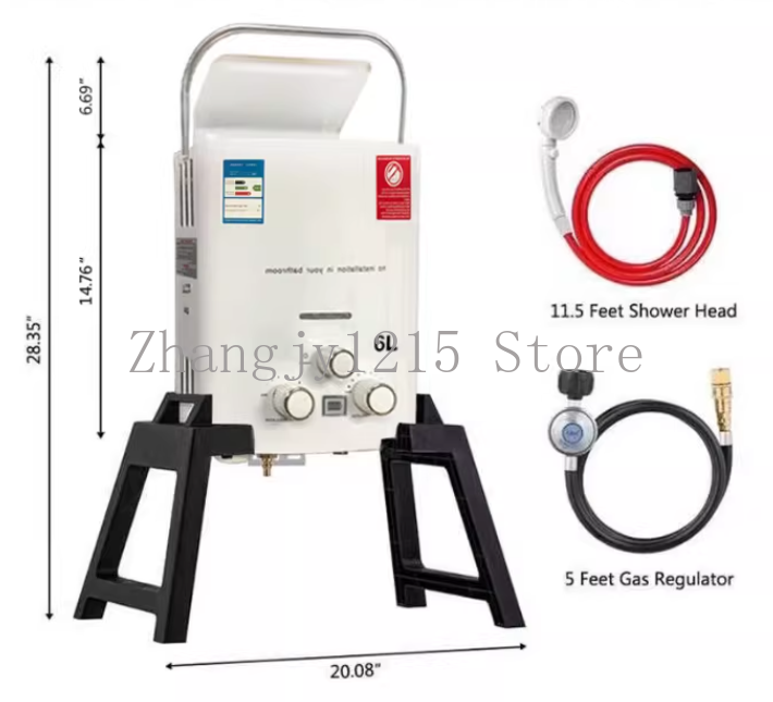 Chauffe-eau sans réservoir au  - Outdoor Camping Hot Water Heater avis et prix