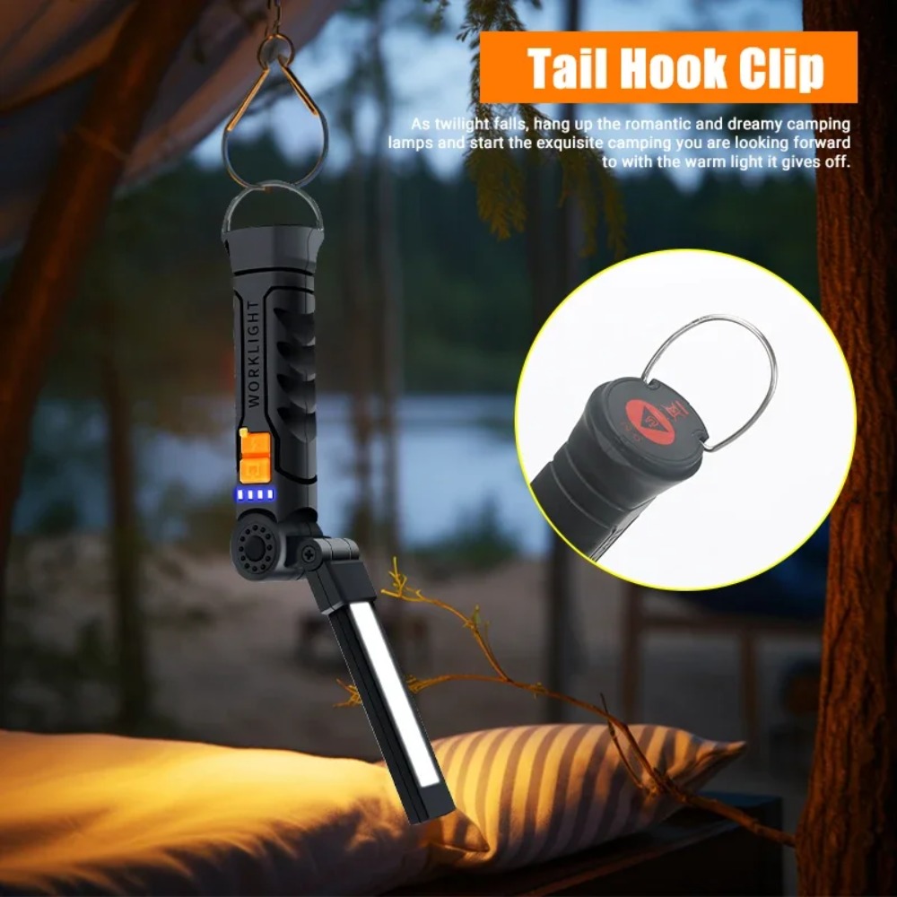 Lampe de poche LED COB Portabl - Outdoor Camping Light Portable avis et prix