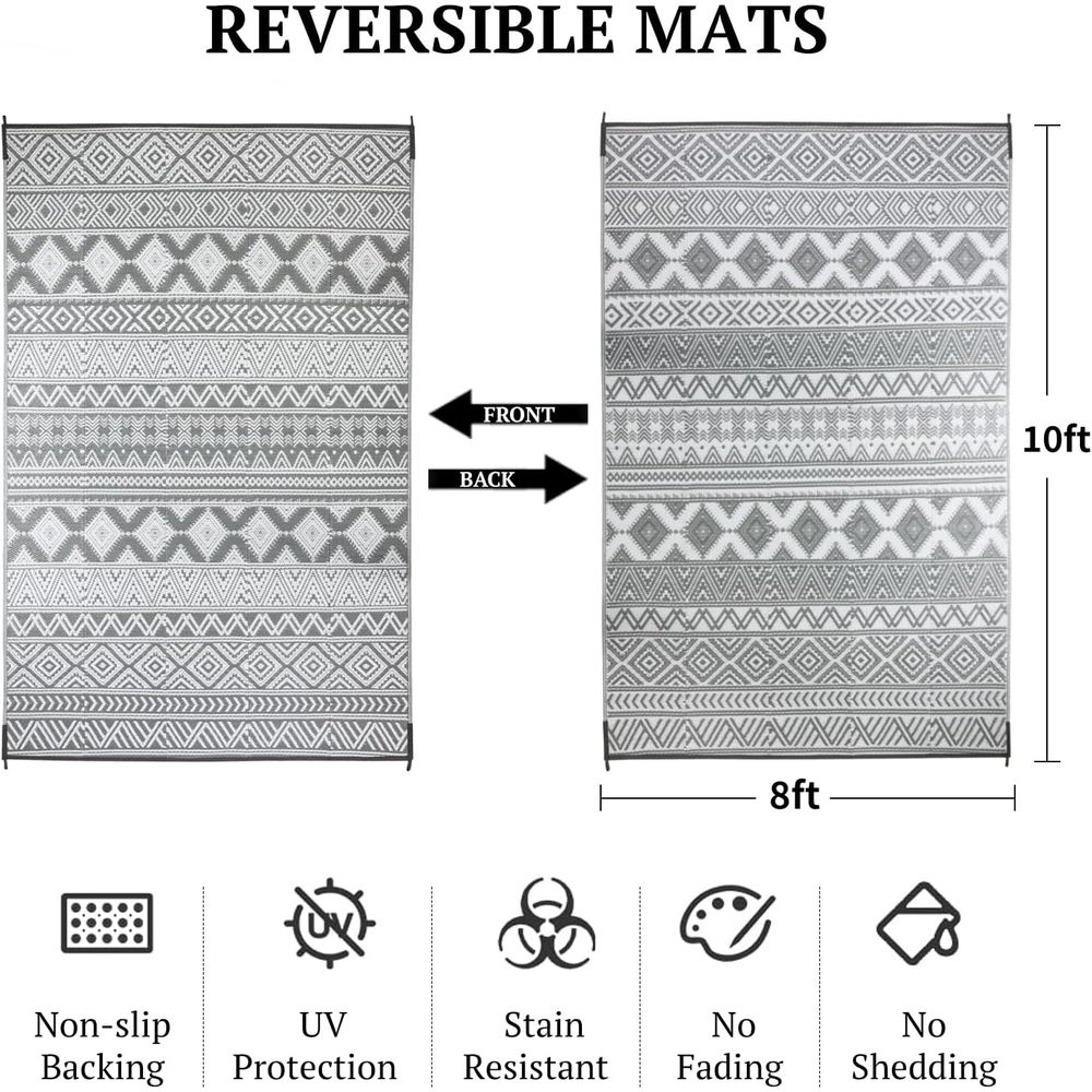 Tapis d'extérieur 8x10, tapis  - Camping Outdoor Or Indoor avis et prix
