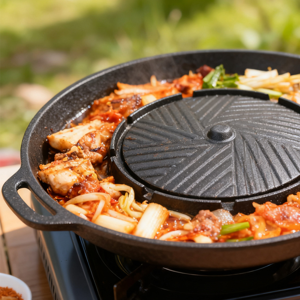 KOSUN – poêle à barbecue corée - Outdoor Camping Cooking Set avis et prix