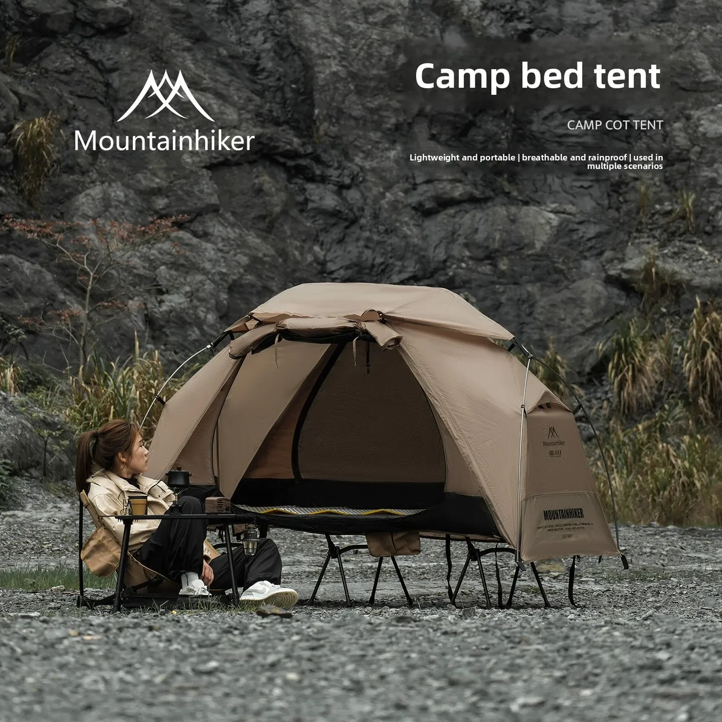 MOUNTAINHIKER Tente-lit de cam - Outdoor Camping Canopy avis et prix