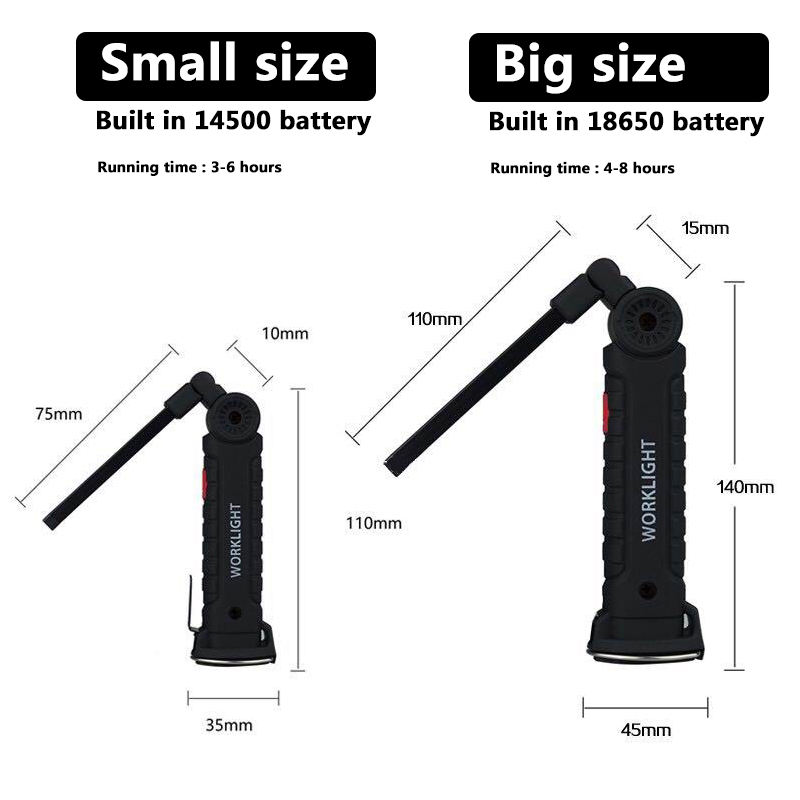 Lampe torche LED pliable porta - Outdoor Camping Light Portable avis et prix