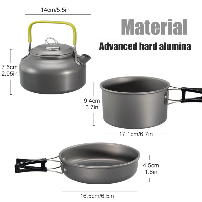 WESTTUNE – Kit d'ustensiles de - Outdoor Camping Cooking Set avis et prix