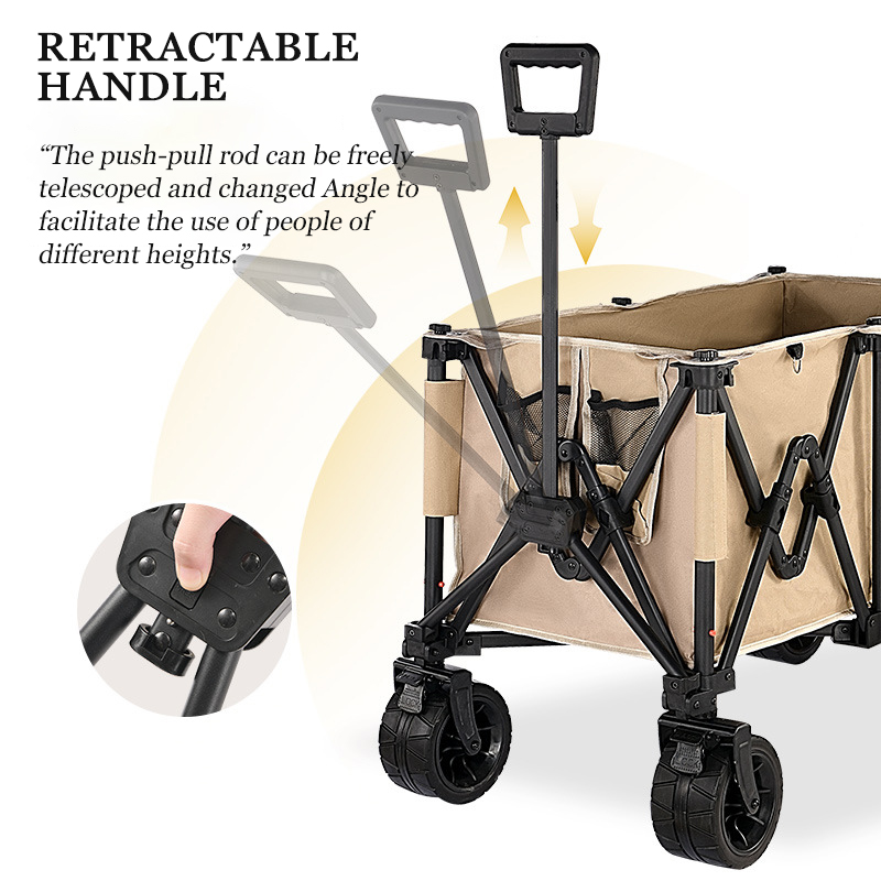 Chariot de transport extra lon - Outdoor Camping Wagon avis et prix