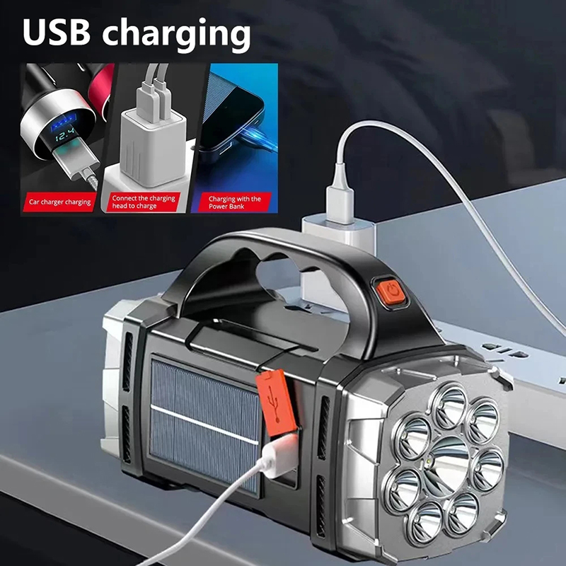Lampe de poche solaire LED, pu - Outdoor Camping Light Portable avis et prix