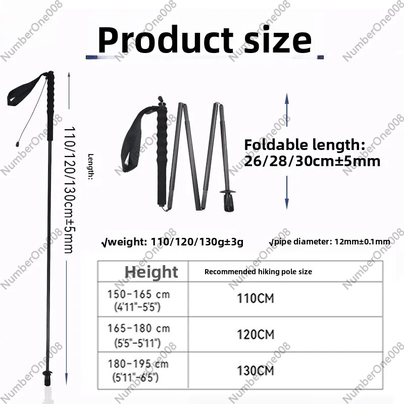 Bâtons de randonnée pliables e - Trekking Poles avis et prix