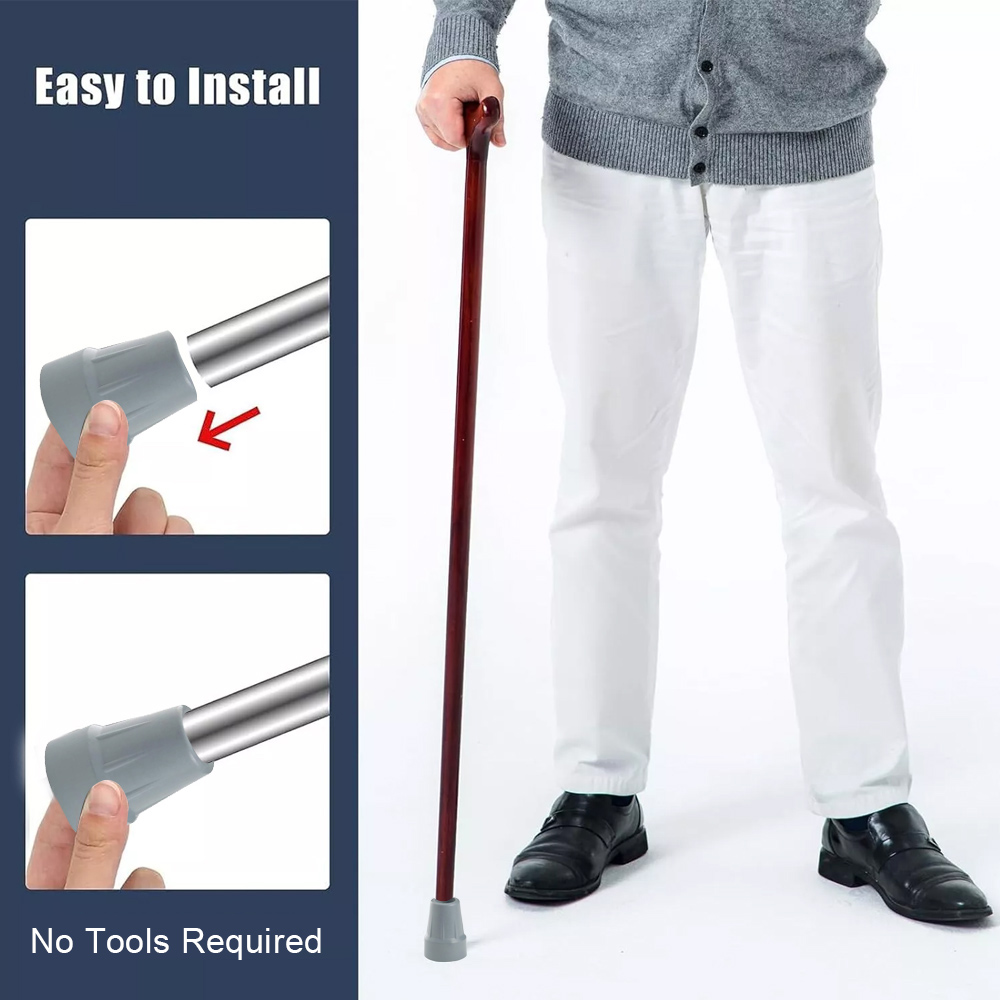 Pieds de canne de marche noirs - Trekking Poles avis et prix