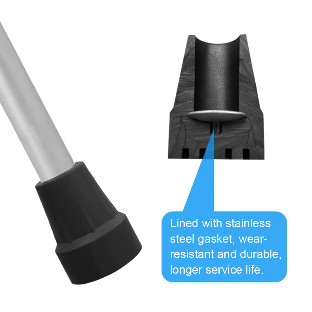 Pieds de canne de marche noirs - Trekking Poles avis et prix
