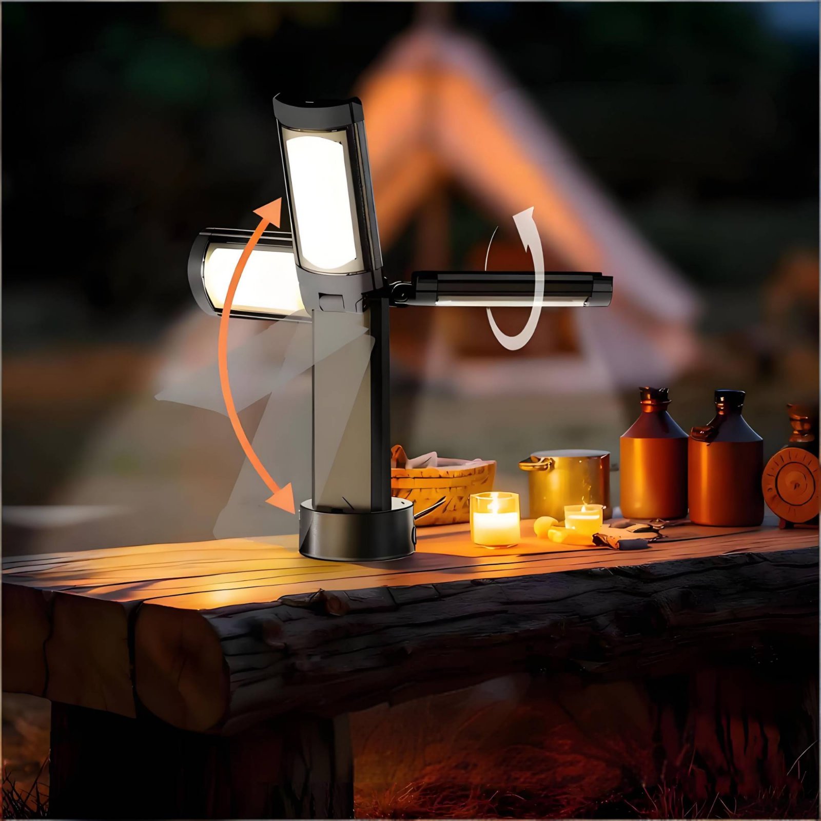 Lampe de tente télescopique, h - Outdoor Camping Light Portable avis et prix