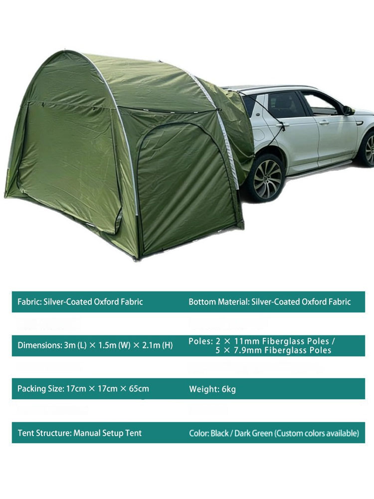 Tente arrière de voiture pour  - Outdoor Camping Canopy avis et prix