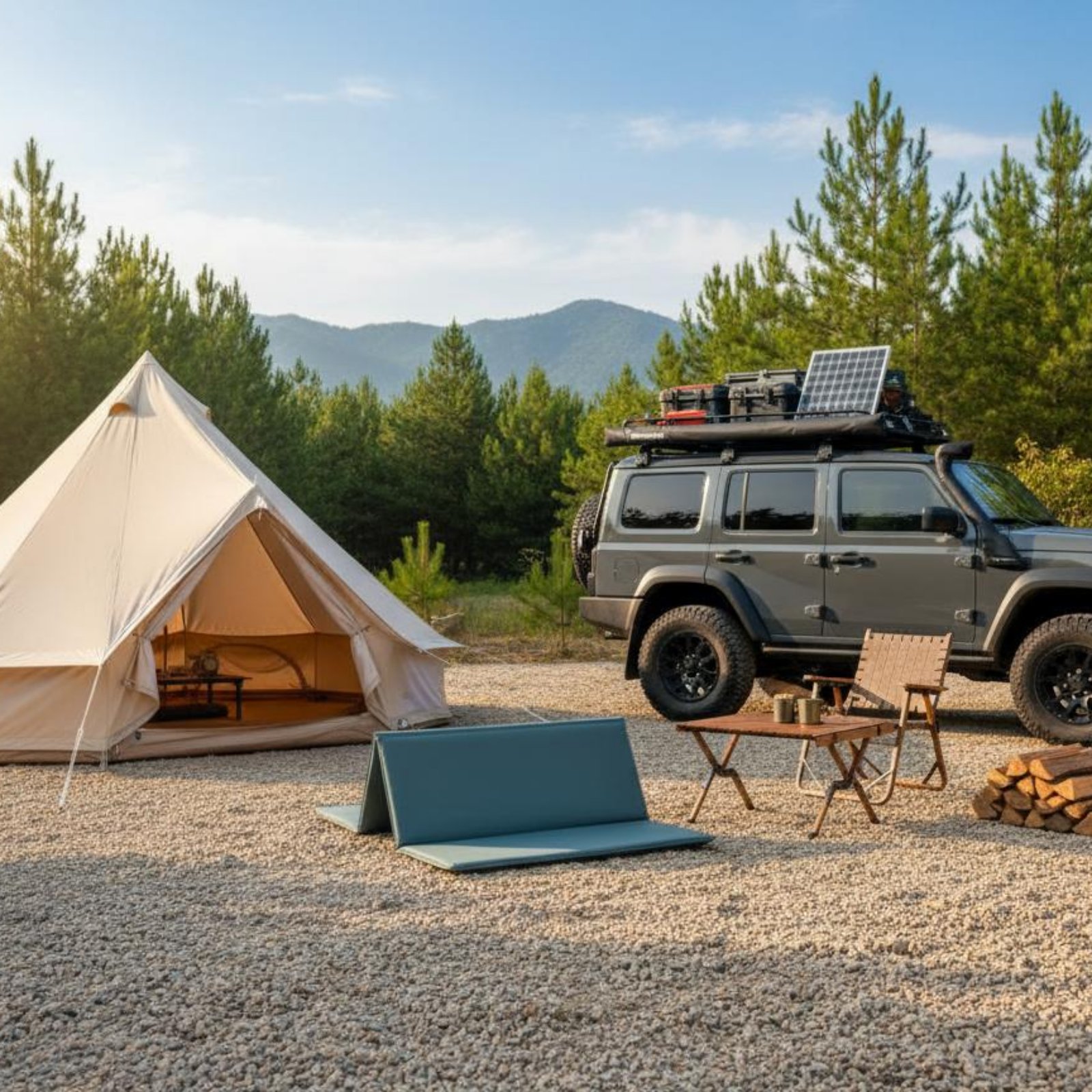 Tapis de sol rembourré pliable - Outdoor Camping Wagon avis et prix