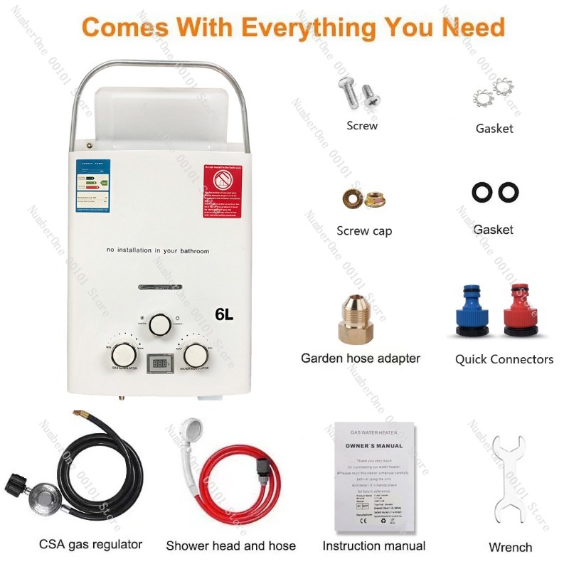 Chauffe-eau instantané au prop - Outdoor Camping Hot Water Heater avis et prix