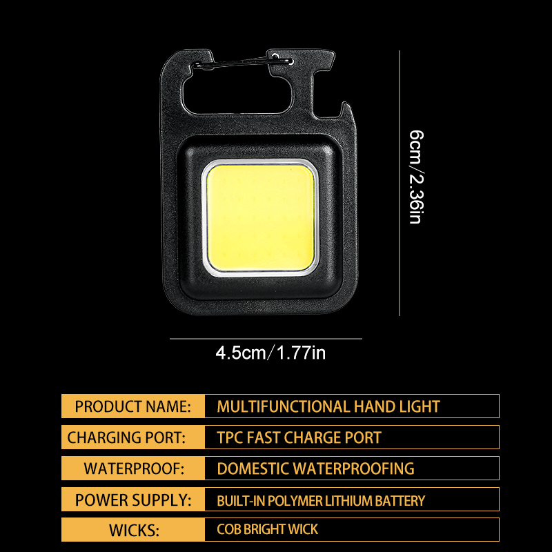 Lampe de poche MINI COB à clé, - Outdoor Camping Lamp avis et prix