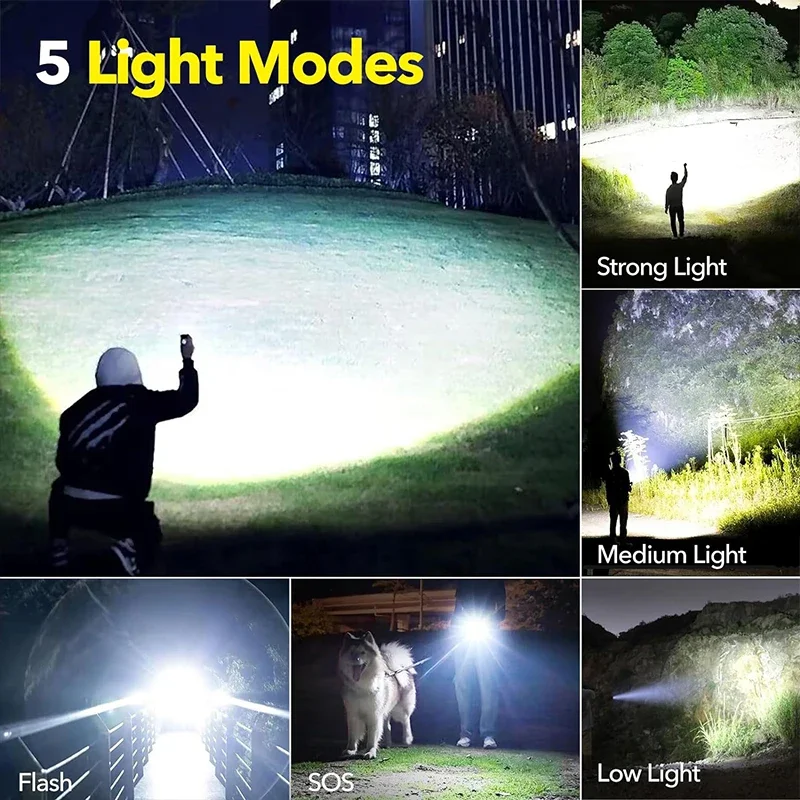 Lampe de poche LED haute puiss - Outdoor Camping Lamp avis et prix