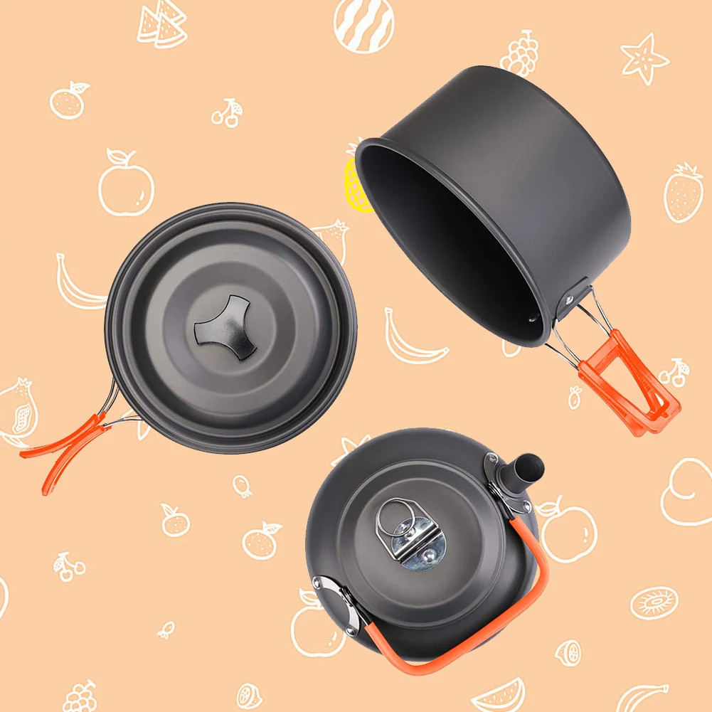Kit de cuisine de camping, bou - Outdoor Camping Cooking Set avis et prix