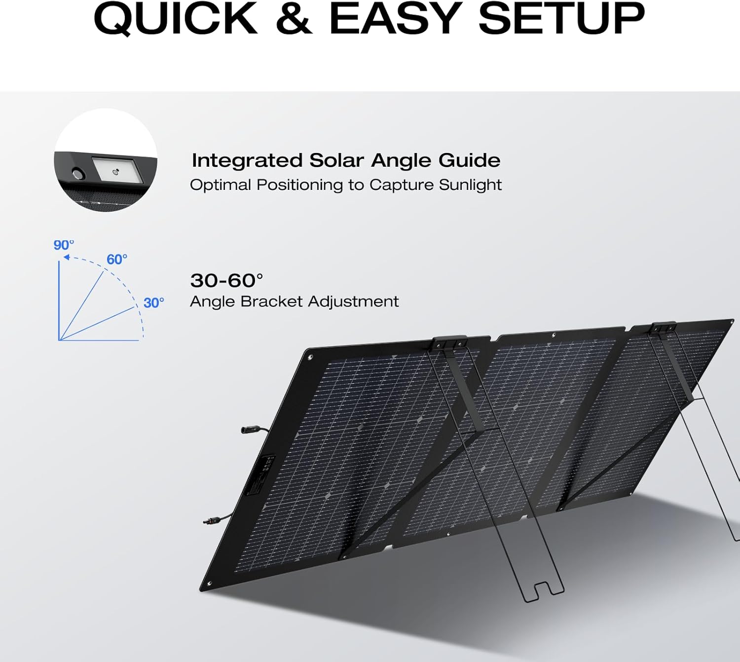 Panneau solaire pliable 160 W, - Portable Power Station avis et prix