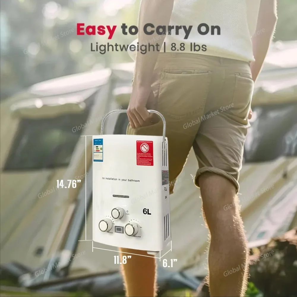 Chauffe-eau instantané au prop - Outdoor Camping Hot Water Heater avis et prix