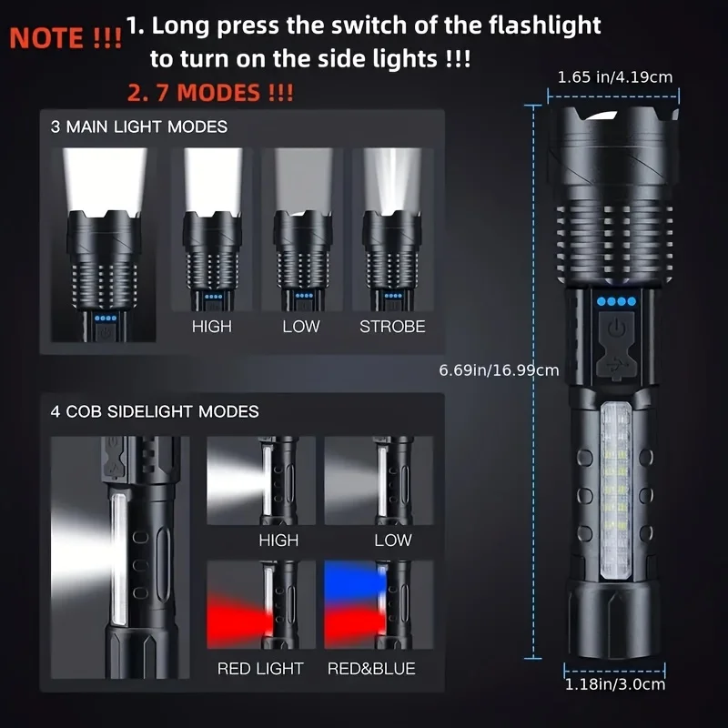 Lampe torche LED puissante ave - Outdoor Camping Lamp avis et prix