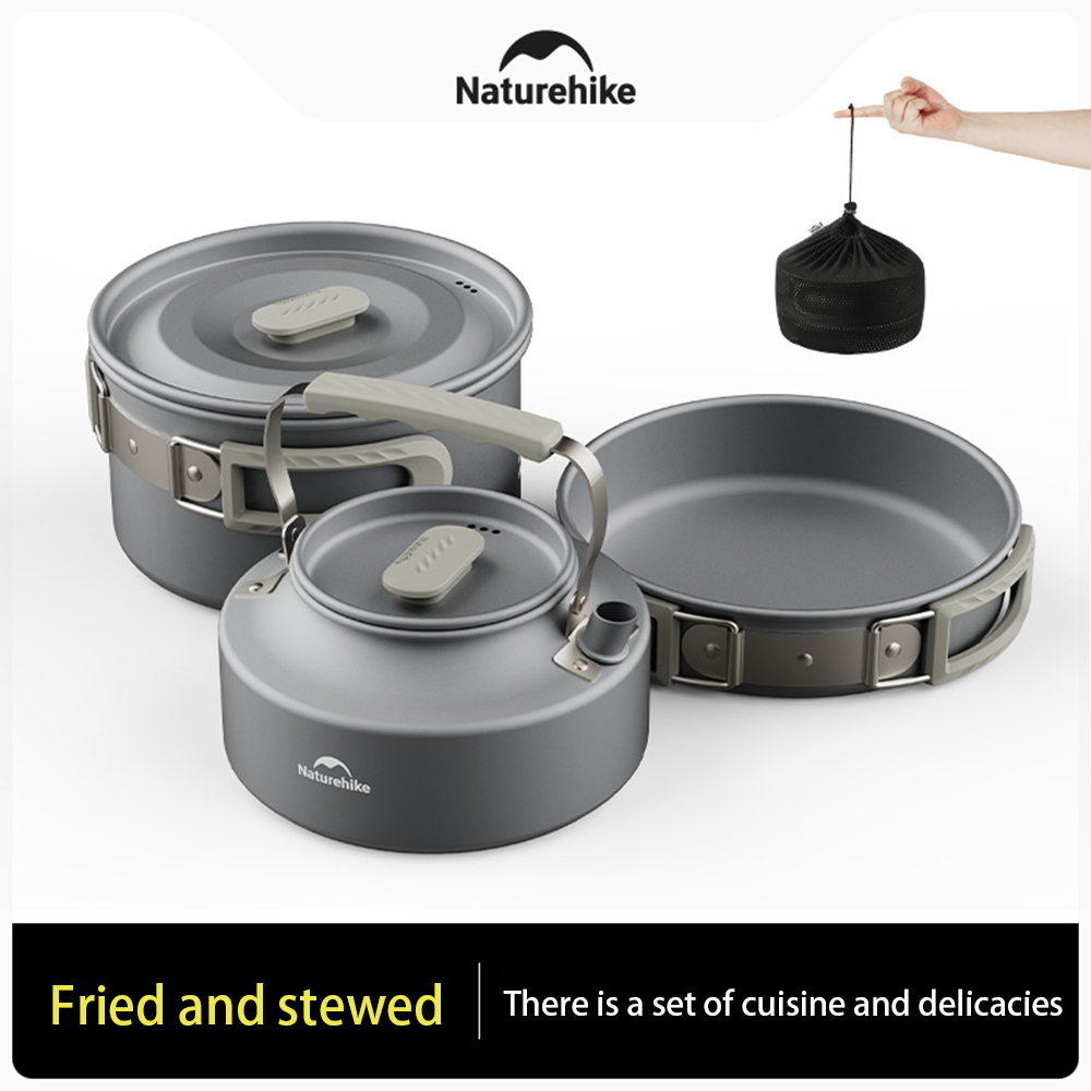 Natureifa-ensemble de casserol - Outdoor Camping Cooking Set avis et prix